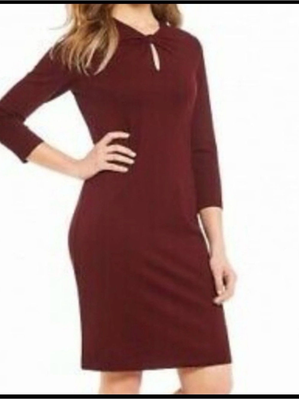 J.Mclaughlin Isabel Knot Keyhole Dress Size Medium